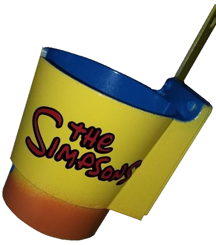 The Simpsons PinCup with Blue/Orange