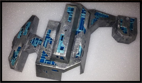 Star Trek the Next Generation Custom Painted Ships