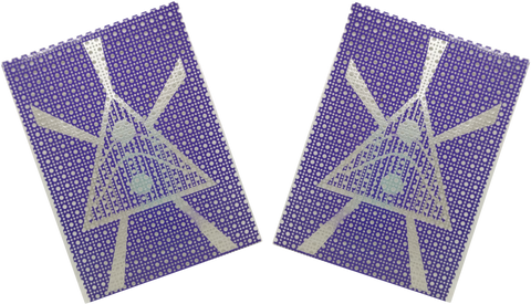 Stargate Custom Speaker Grills Purple