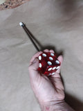 World Poker Tour Dice Shooter Transparent Red