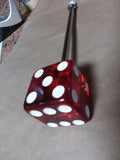 World Poker Tour Dice Shooter Transparent Red