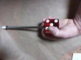 World Poker Tour Dice Shooter Transparent Red
