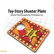 Toy Story Shooter housing Plate