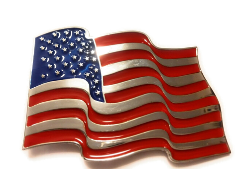 American Flag Playfield Emblem Wavy