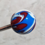 Evel Knievel Shooter Rod red-white-blue