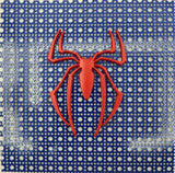 Spider Speaker Grills Red/Blue