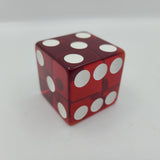 Monopoly Dice Shooter Transparent Red