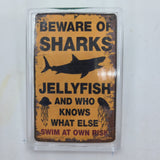 Jaws Playfield Plaque Beware of Sharks