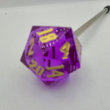 Dungeons and Dragons Shooter Translucent Purple Large