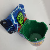 Monster Bash PinCup Title Logo Premium Style Blue Electrified