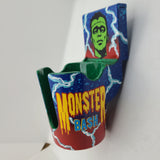 Monster Bash PinCup Title Logo Premium Style Blue Electrified