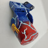Monster Bash PinCup Title Logo Premium Style Blue Electrified