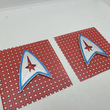 Star Trek Speaker Grills Red