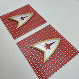 Star Trek Speaker Grills Red