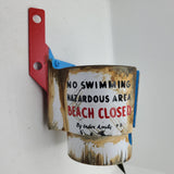 Jaws PinCup Weathered Sign Standard Style