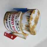 Jaws PinCup Weathered Sign Standard Style