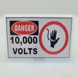 Jurassic Park Playfield Plaque Danger