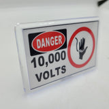 Jurassic Park Playfield Plaque Danger