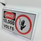 Jurassic Park Playfield Plaque Danger