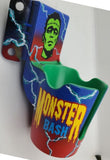 Monster Bash PinCup Title Logo Premium Style Blue Electrified