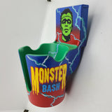 Monster Bash PinCup Title Logo Premium Style Blue Electrified