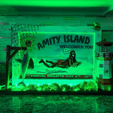 Jaws Pinball Topper Amity Island Billboard