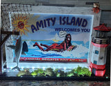 Jaws Pinball Topper Amity Island Billboard