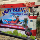Jaws Pinball Topper Amity Island 50th