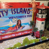 Jaws Pinball Topper Amity Island 50th