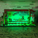 Jaws Pinball Topper Amity Island 50th