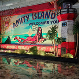 Jaws Pinball Topper Amity Island 50th