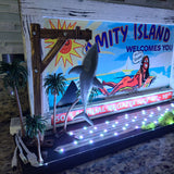 Jaws Pinball Topper Amity Island
