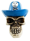 Black Rose Pirate Skull Top Hat Shooter Rod