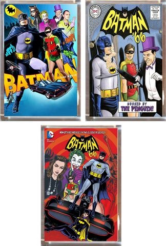 Batman 66 Playfield Plaque Set of 3