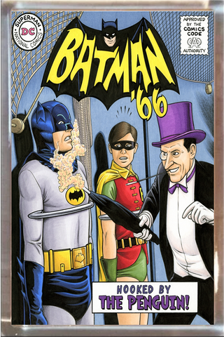 Batman 66 Playfield Plaque