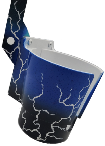Blue Lightning Bolt PinCup