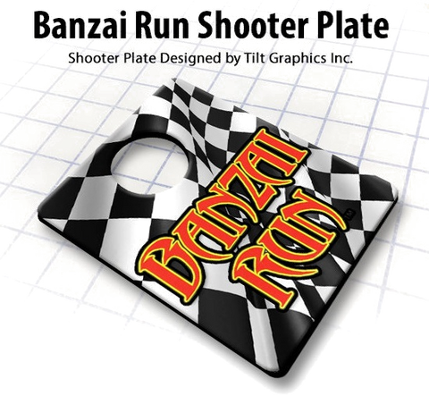 Banzai Run Shooter housing Plate
