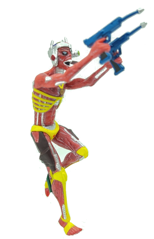 Iron Maiden Playfield Character "Cyborg"