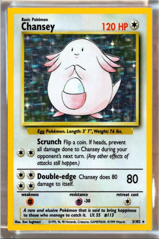Pokemon Playfield Card Chansey