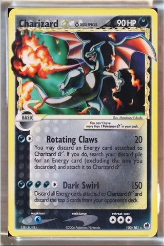 Pokemon Playfield Card Charizard Gold Star