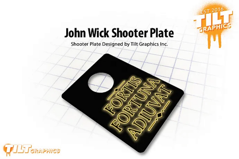 John Wick Shooter Plate: Forune Favors the Bold™