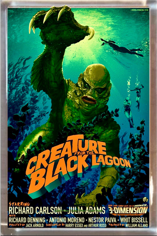 Creature from the Black Lagoon Playfield Plaque