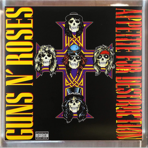 Guns N Roses Playfield Album Plaque-Appetite for Destruction