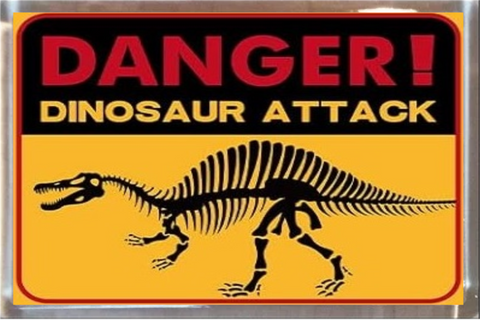 Jurassic Park Playfield Plaque
