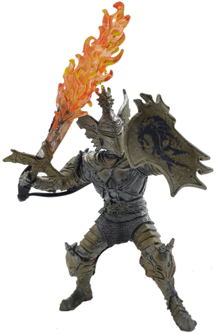 Medieval Madness Interactive Flaming Sword Knight