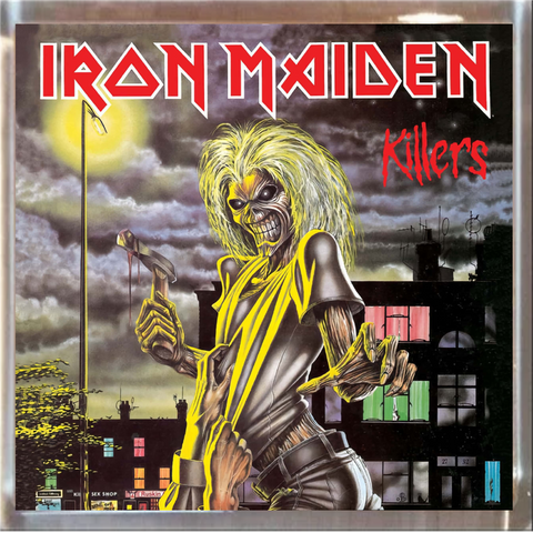 Iron Maiden Playfield Album Plaque Killers