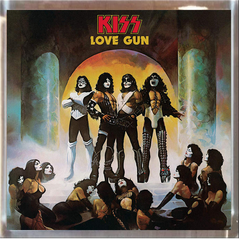 Kiss Playfield Album Plaque - Love Gun