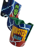 Monster Bash PinCup Title Logo Premium Style Blue Electrified