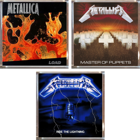 Metallica Playfield Album Plaques Set of 3