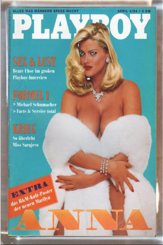 Playboy Playfield Plaque Anna Nicole